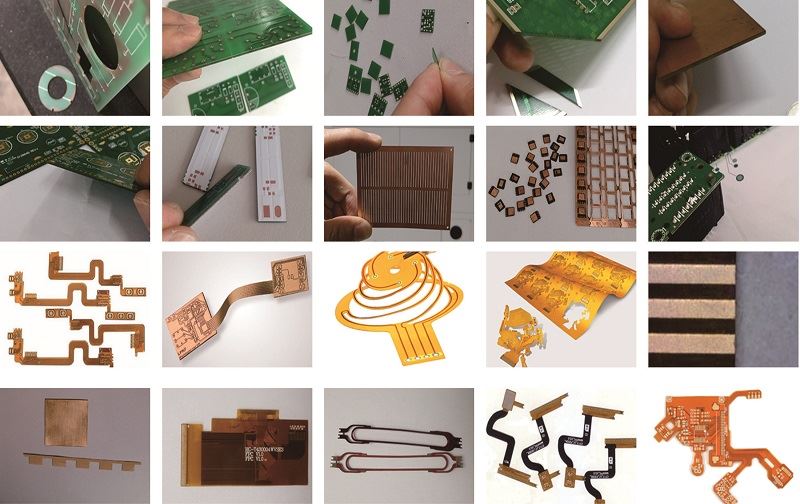 PCB laser cutting samples
